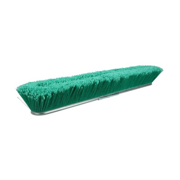 Weiler 24" Vortec Pro Fine Sweep Strip Broom, Green Polypropylene Fill 25299 - main